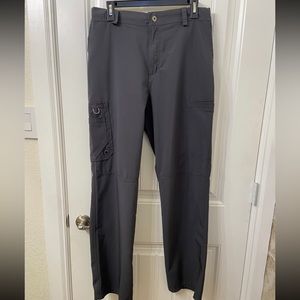 Men’s Cargo Scrub Gray Pants
